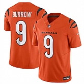 Men & Women & Youth Cincinnati Bengals #9 Joe Burrow Orange 2023 F.U.S.E. Vapor Untouchable Limited Stitched Jersey,baseball caps,new era cap wholesale,wholesale hats